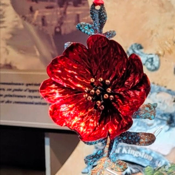 Red copper Poppy