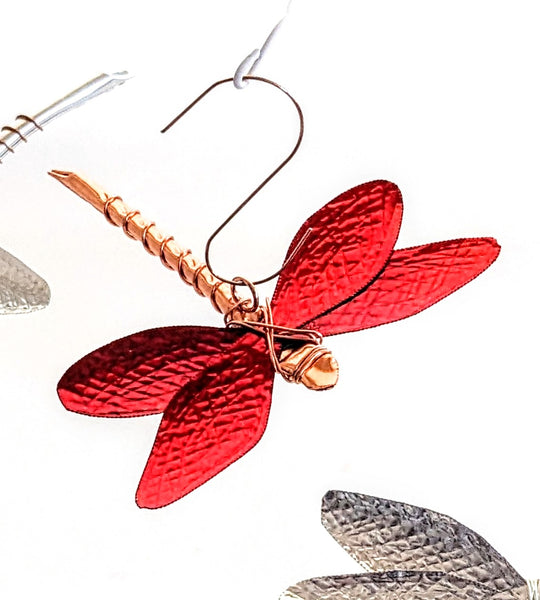 Red and copper dragonfly