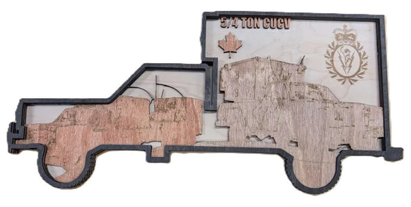 5/4 Ton CUCV Wood cutout