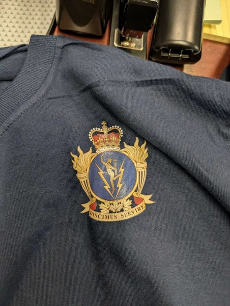 Navy Cotton Long Sleeve CFSCE Crest