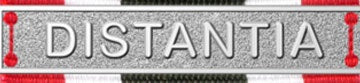 'DISTANTIA' bar for SSM medal