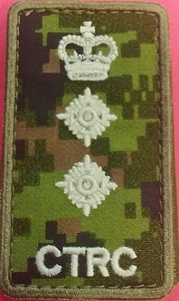 CTRC cadpat velcro Rank patch; Colonel