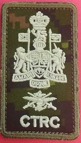 CTRC cadpat velcro Rank patch; Chief Warrant Officer Senior Appointment