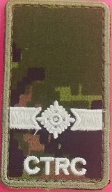 CTRC cadpat velcro Rank patch; Officer Cadet