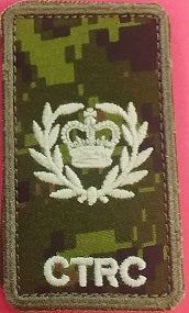 CTRC cadpat velcro Rank patch; Master Warrant Officer