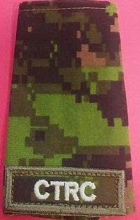 CTRC cadpat slip-on with no rank Rank.