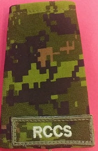 RCCS cadpat slip-on with no Rank.