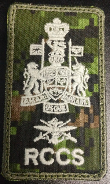 RCCS cadpat velcro Rank patch; Senior Appointment