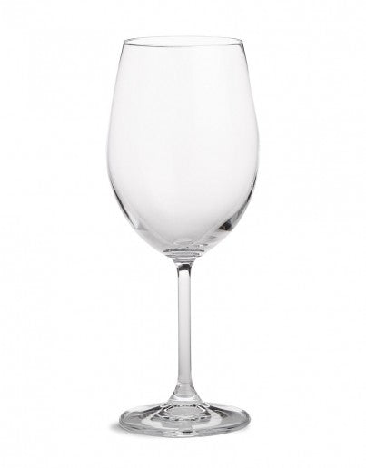Blank wine glass