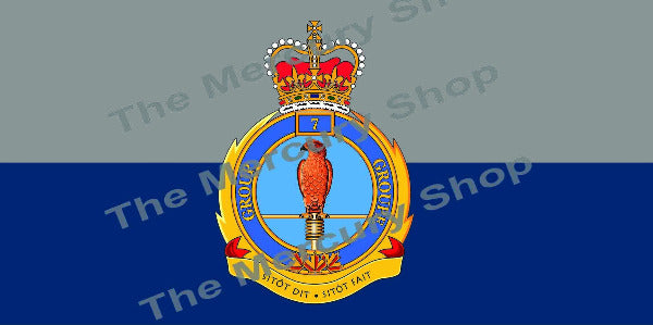C&E Flag with 7 Comm Group Crest