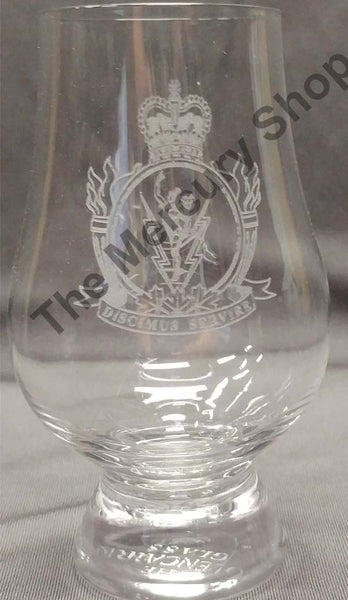 Glencairn glass with crest - CFJSR Crest