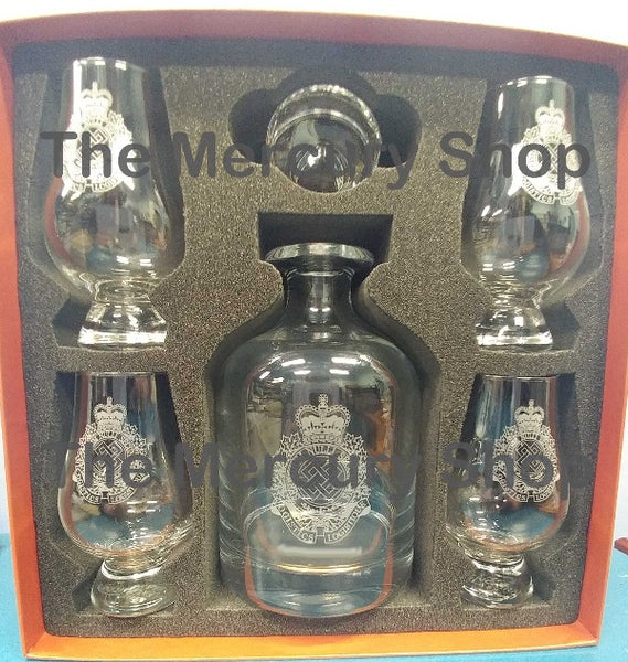 Glencairn Decanter set with Logistics Crest