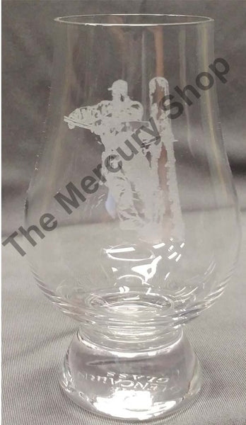 Glencairn glass with crest - Lineman on a Pole