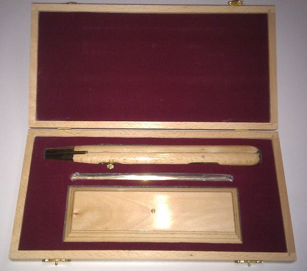Maple miniature pace stick in storage box