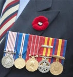 Remembrance Day Medals and Medal mounting