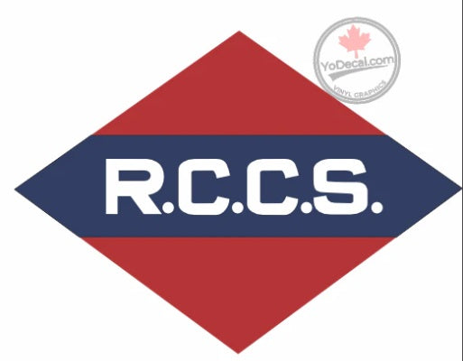 RCCS logo with red and blue diamond shape on a white background
