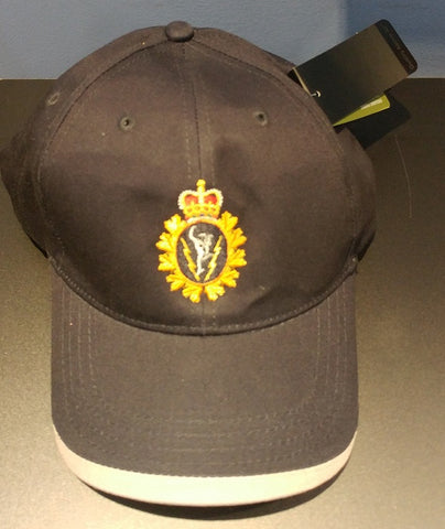 Navy Blue Hat with grey stripe; C& Crest