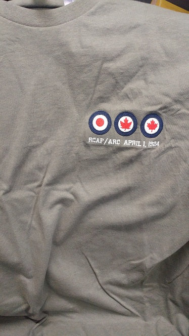 RCAF 2024 Centennial - T-Shirt Embroidered