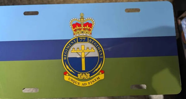 77 Line Crest and RCCS flag