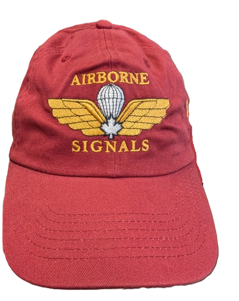 Airborne Signals hat with White Maple Leaf