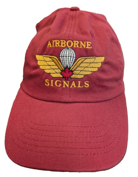 Airborne Signals hat with White Maple Leaf