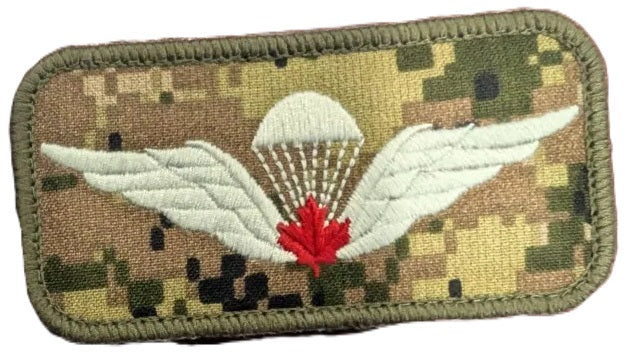 Cadpat MT Jump wings with red leaf