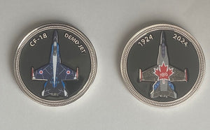 RCAF Centennial Demo CF-18 Demo Jet Coin