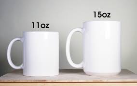 Coffee mug size difference