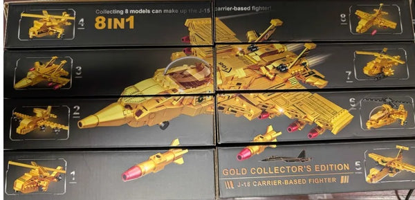 J-15 Carrier Based Fighter as shown by the 8 boxes in one