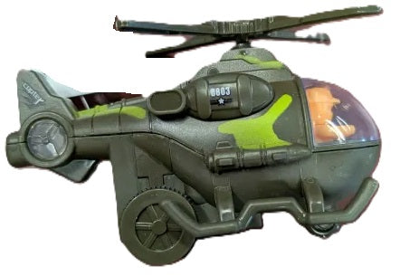 Olive Drab Helicopter Toy