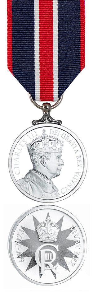 King Coronation Medal front and back