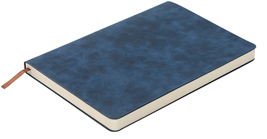 Blue Log Notebook Leather Notebook - Blue – The Mercury Shop
