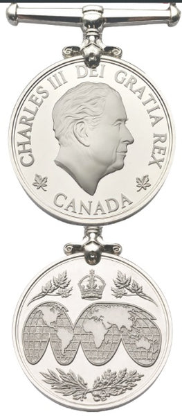OSM medal with King Charles effigy