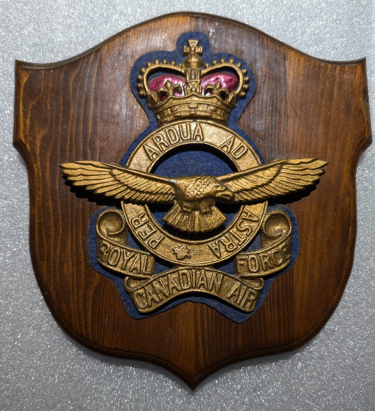 Shield Plaque with RCAF Crest