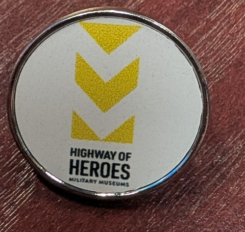 Highway of Heroes Military Museum lapel pin
