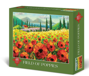 Puzzle Box Field of Poppies 1000 pieces