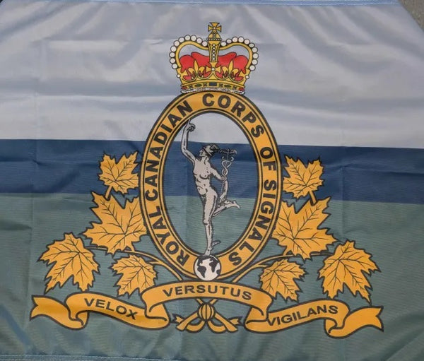 RCCS Flag with 1953-1968 Crest