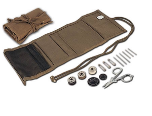 Dewing kit with cloth pouch
