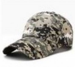 Camo style hat - grey/beige