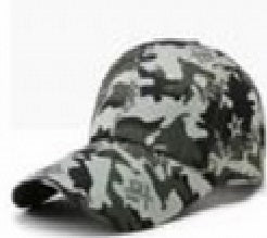 Camo style hat - grey/green