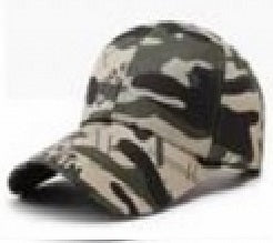 Camo style hat - grey/green/tan