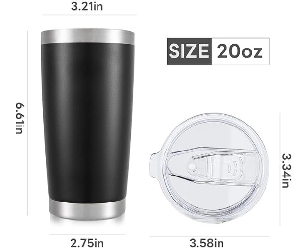 Tumbler - 20 Oz with Sliding lid