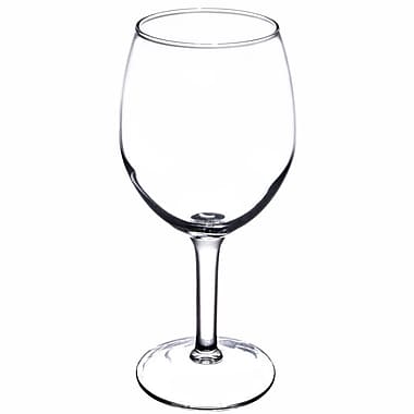 Blank wine glass