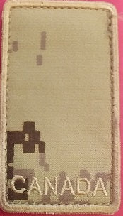 Velcro Rank Patch in Arid colours, with no Rank.