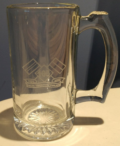 Beer Mug with handle - 105th Anniversary Crest