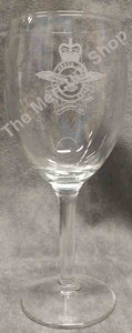Wine Glass with Air Force Crest