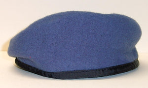 Blue air force beret.