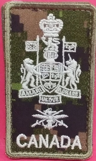CANADA cadpat velcro Rank patch; Chief Warrant Officer Senior Appointment