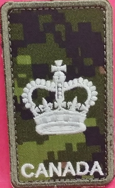 CANADA cadpat velcro Rank patch; Warrant Officer