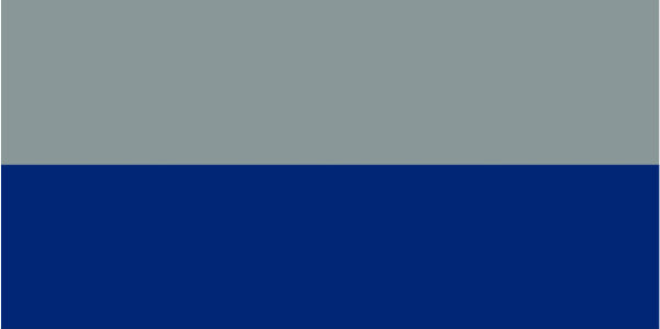 C&E Branch flag; grey over blue.
